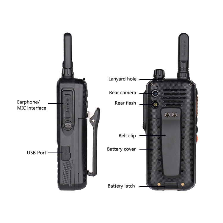 Inrico Hot Sale 4G Lte Network and Dmr Radio with Display T368