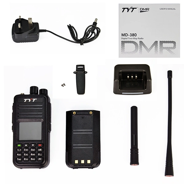 Tyt GPS Digital+Analog Compatible with Mototrbo Radio with LCD Newest! Tyt Dmr Two-Way Radio Md-380