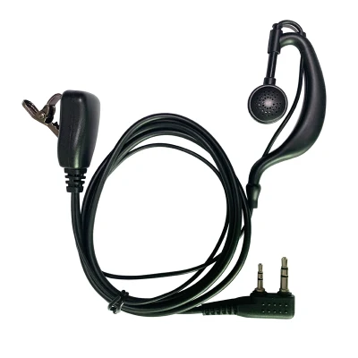 Baofeng Ear Hanger Walkie Talkie Cuffie Cuffie per radio bidirezionale con PTT