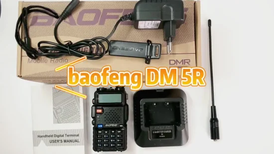 Ricetrasmettitori UHF VHF DMR economici Baofeng Dm-5r Radio digitali